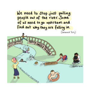 “We need to stop just pulling people out of the river”